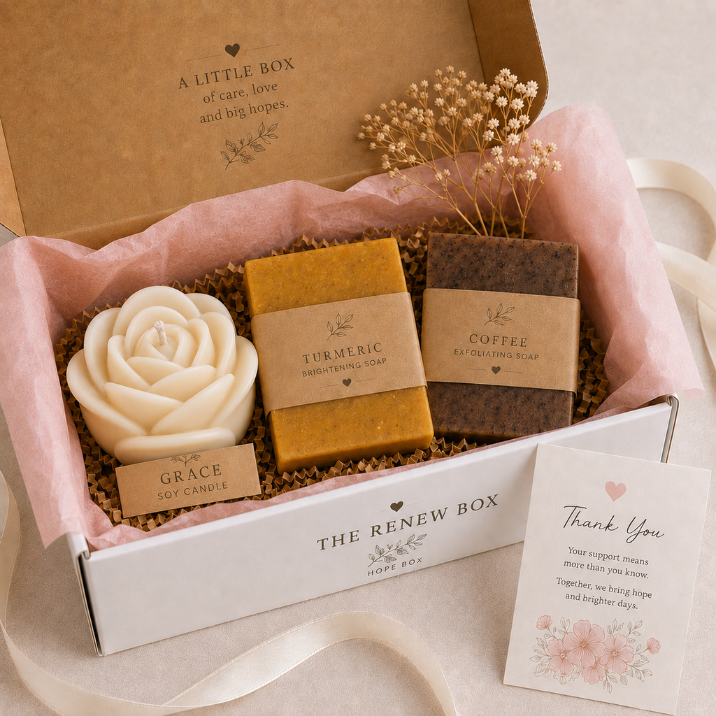 The Renew Box | Turmeric & Coffee Self-Care Gift Set