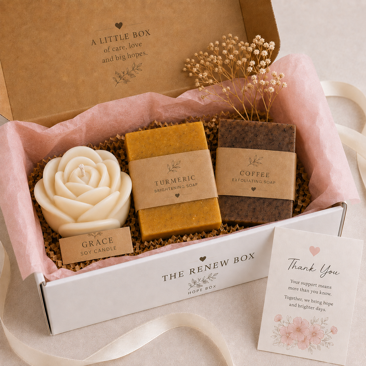 The Renew Box | Turmeric & Coffee Self-Care Gift Set