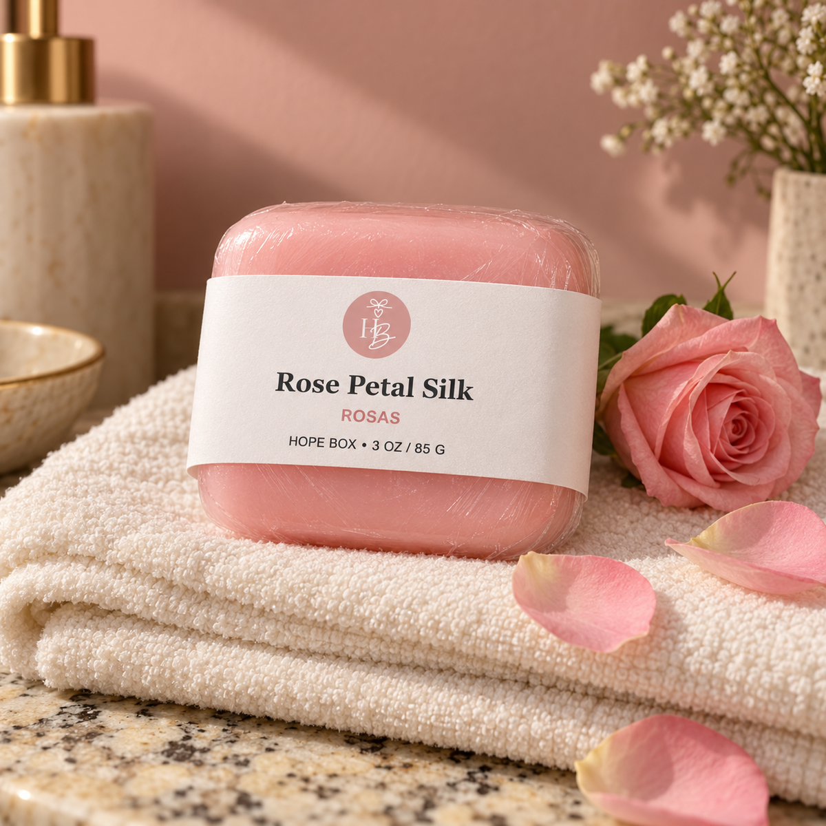 Rose Petal Silk | Gentle Cleansing Soap